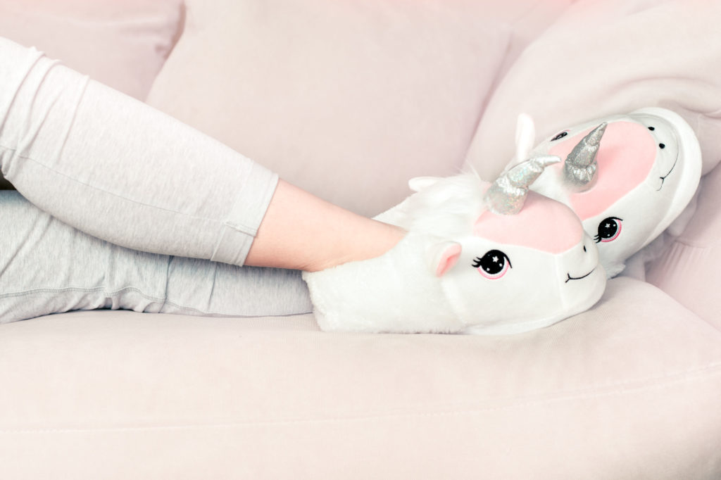 chaussons licorne