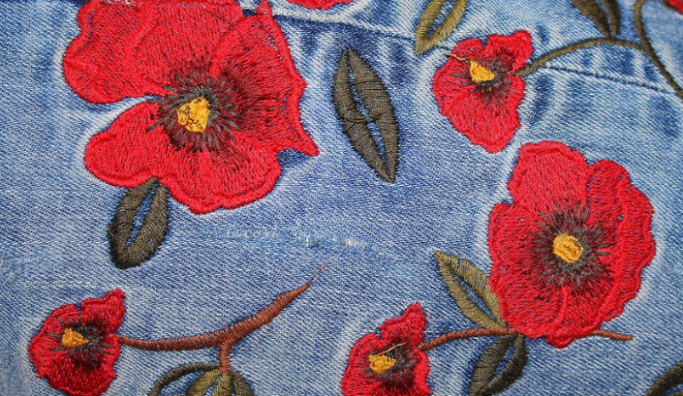 Les principaux points en broderie