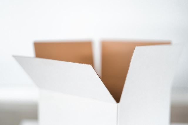 box présentation en carton